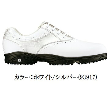 フットジョイ レディース シューズ【FootJoy】eMerge WOMEN'Sフットジョイ イマージュカラー：ホワイト/シルバー(93917)カラー：ホワイト/ネイビー(93918)スパイクレスシューズラッキーシール対応