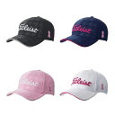 タイトリスト タイトリスト ゴルフ レディース キャップ【Titleist】レディースキャップ HJ7LCPカラー：ブラック(BK)カラー：ネイビー(NV)カラー：ピンク(PK)カラー：ホワイト(WT)HJ7LCP