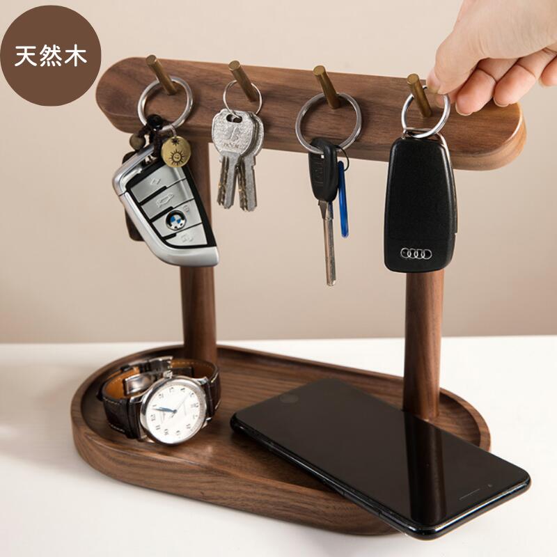 【500円OFF】キースタンド キーフック キーストッカー キーハンガー キーツリー 鍵置き 鍵かけ 鍵 木製..