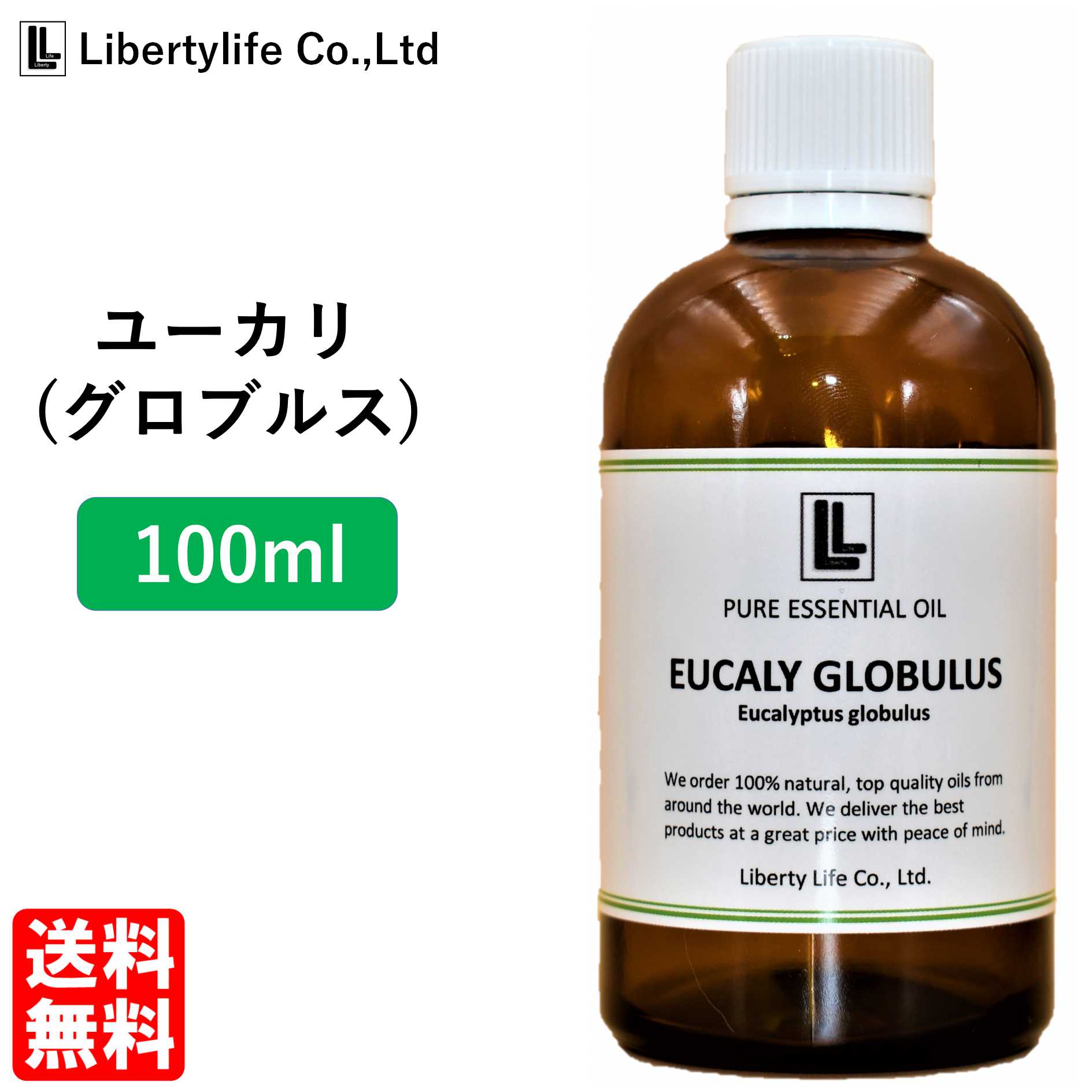 アロマオイル ユーカリ (グロブルス) 精油 エッセンシャルオイル 天然100% (100ml)