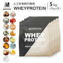 ホエイプロテイン 5kg 人工甘味料不使用 選べる10種類 WPC 国内製造(MADPROTEIN) マッドプロテイン 1