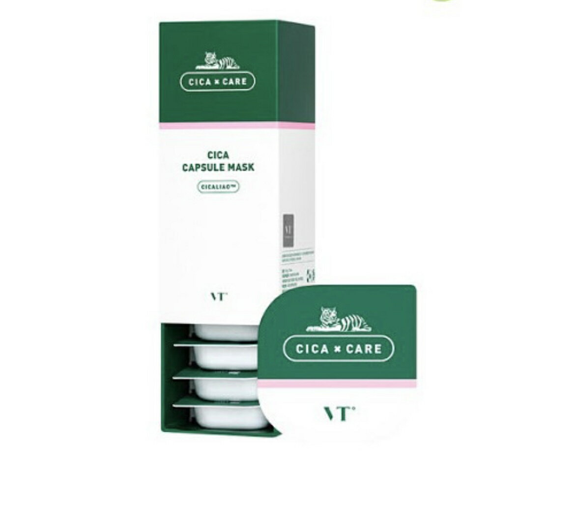 VTコスメ CICA シカカプセルマスク VT COSMETICS VTシカ シカ コスメ ブイティ コスメティックス 韓国コスメ 韓国化粧品 スリーピングパック 毛穴ケア 化粧品 角質ケア 保湿 肌荒れ 2個セットのサムネイル