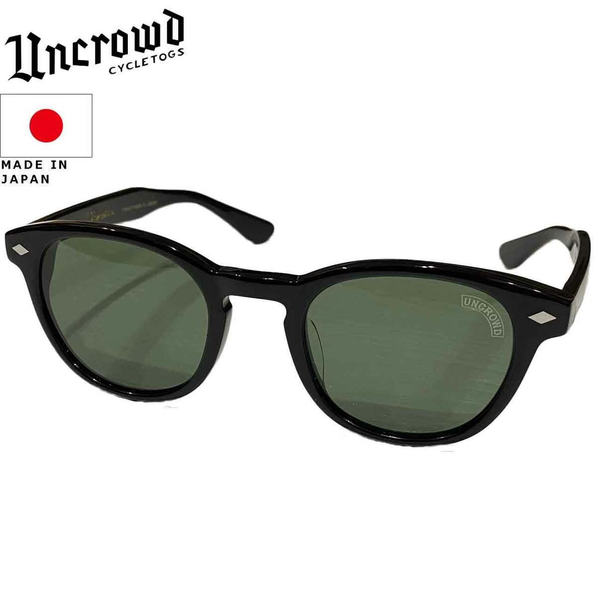 UNCROWD 󥯥饦 Model-VANETTE ǥ-Хͥå 󥰥饹 BLACK-DARK GREEN ֥å-꡼ UC-025 235-61-015