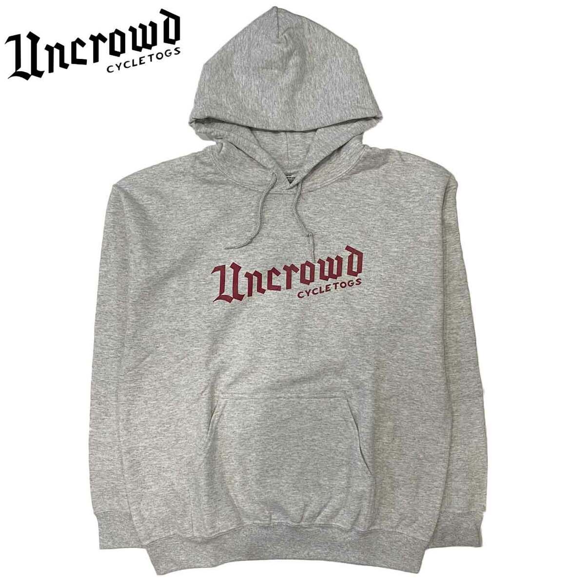 Rakuten - UNCROWD アンクラウド LOGO HOODIE ロゴ フーディ UC-821-022 ASH アッシュ