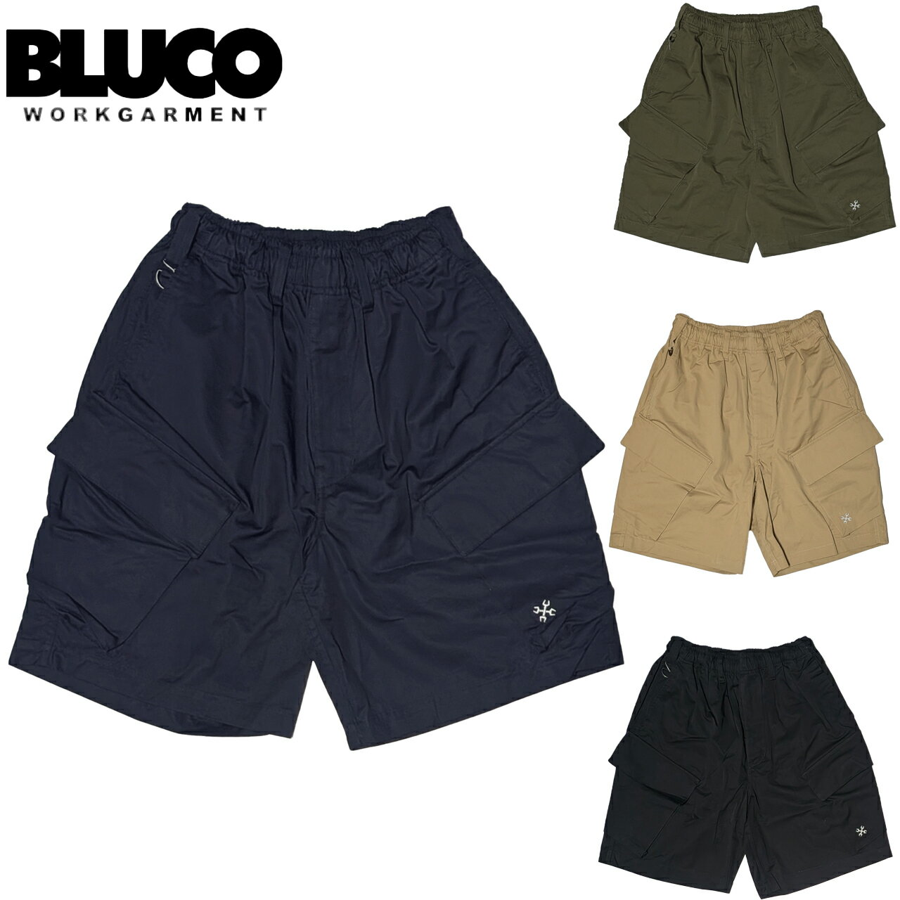 乐天商城 - BLUCO ブルコ スラントカーゴショーツ 短パン 163-45-012