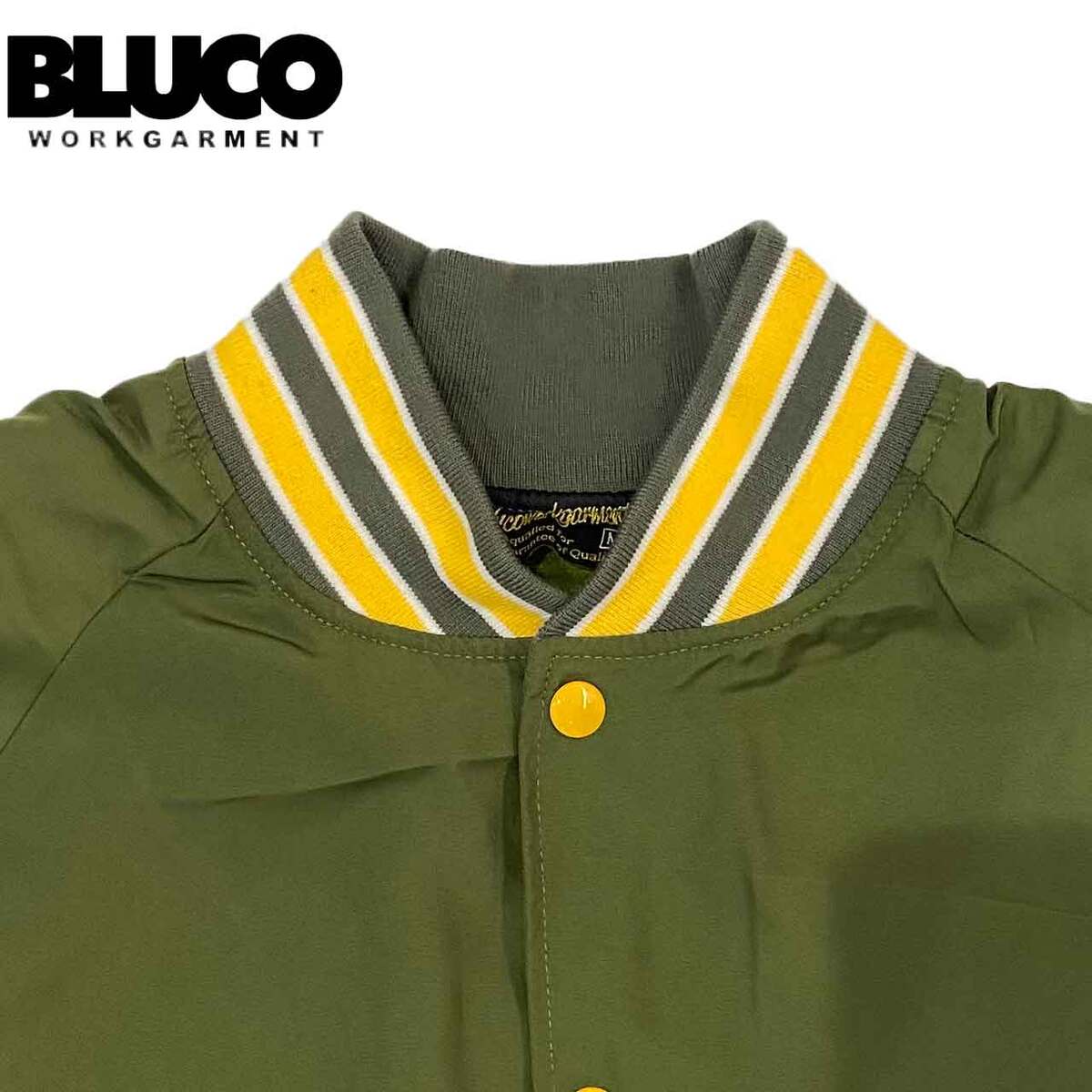 BLUCO ブルコ STADIUM JACKET スタジアムジャケット 1353 OLIVE オリーブ