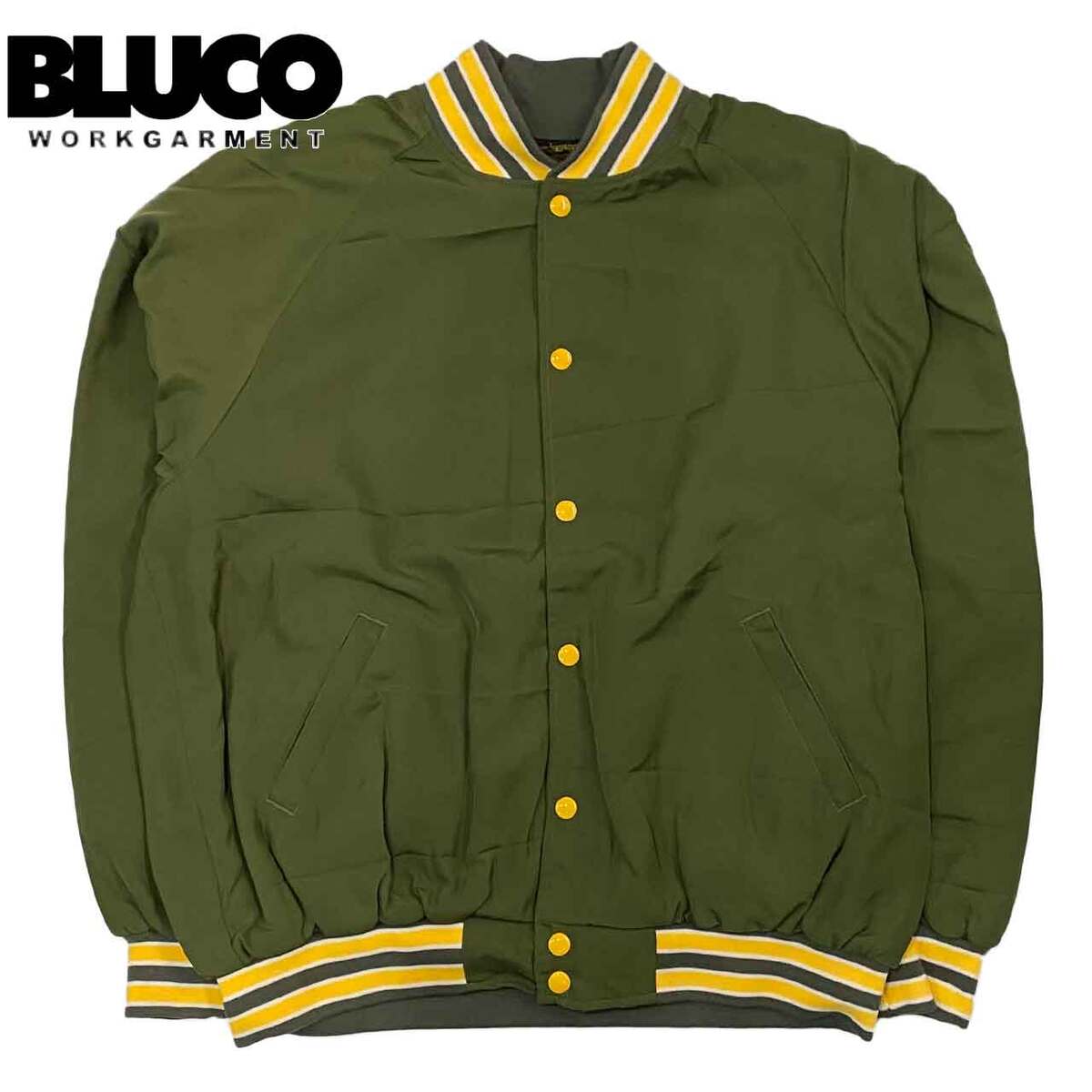 BLUCO ブルコ STADIUM JACKET スタジアムジャケット 1353 OLIVE オリーブ