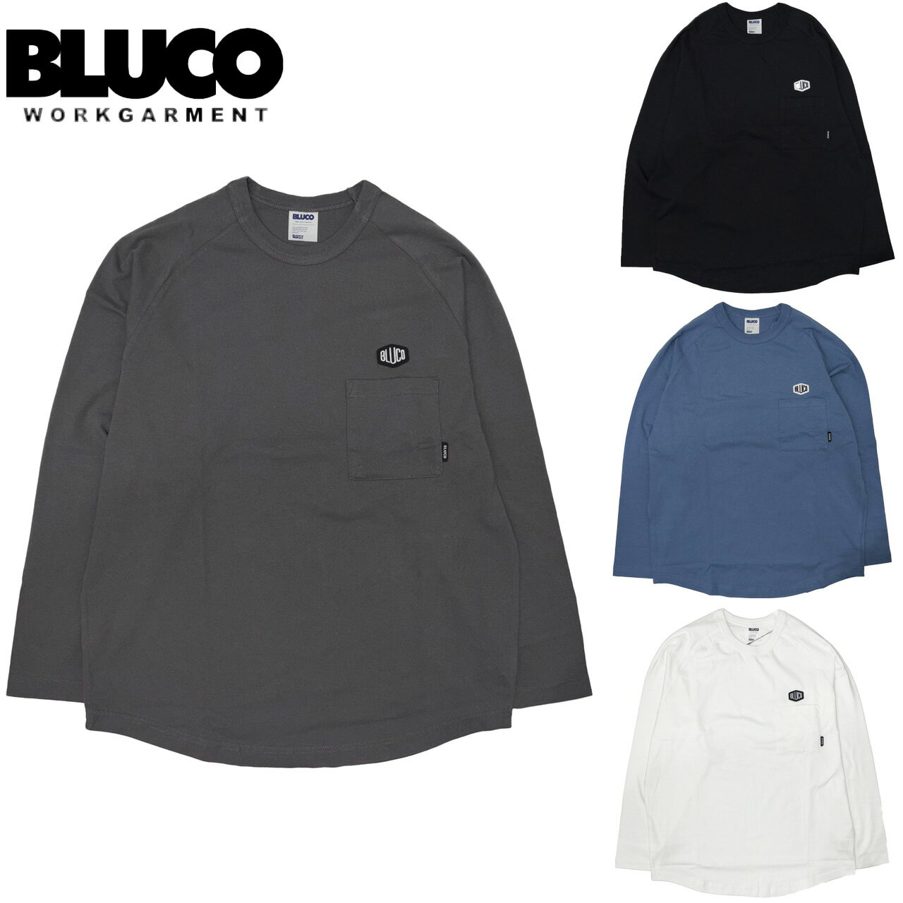 Rakuten - BLUCO ブルコ RAGLAN L/S TEE -Hex- ラグラン ロングスリーブ Tシャツ ヘックス 151-12-009
