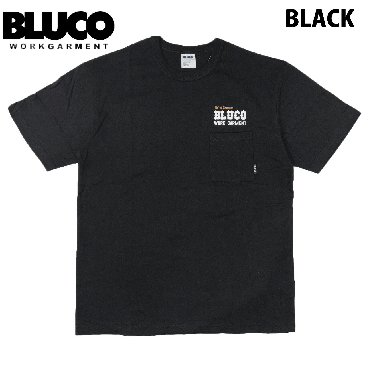 BLUCO ブルコ POCKET TEE -Bolt- ポケット Tシャツ 153-22-012