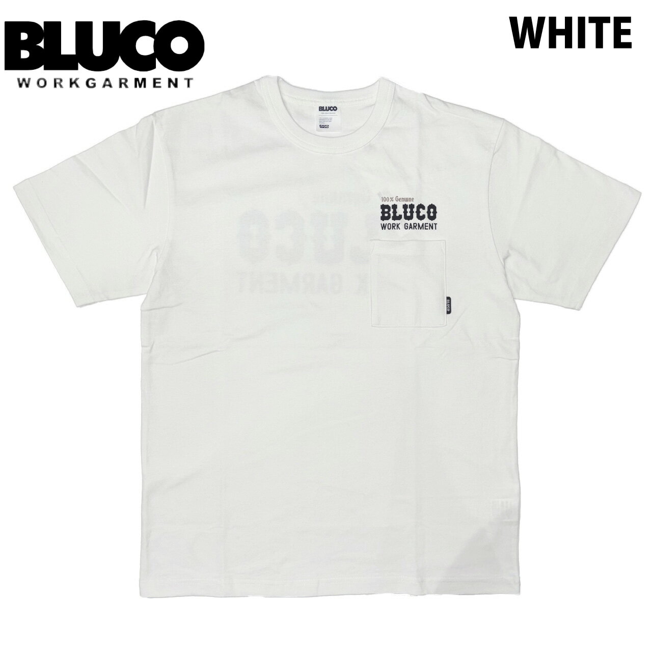 BLUCO ブルコ POCKET TEE -Bolt- ポケット Tシャツ 153-22-012