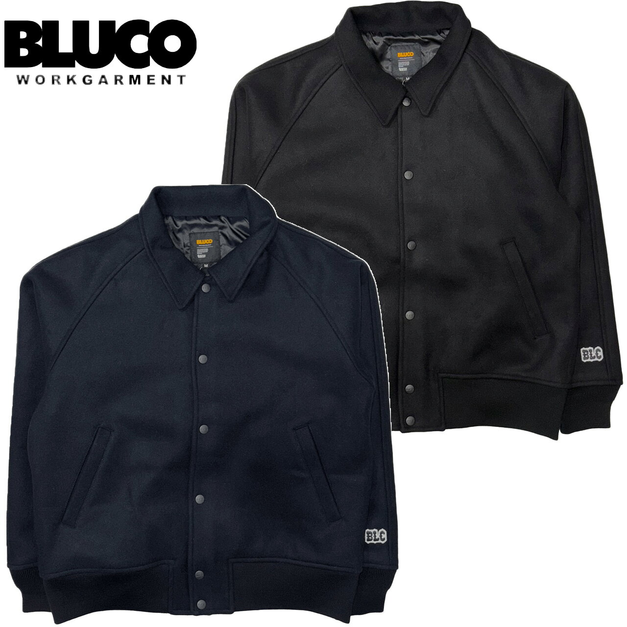 BLUCO ブルコ HEAVY MELTON AWARD JACKET ヘビー メルトン アワードジャケット 157-31-046