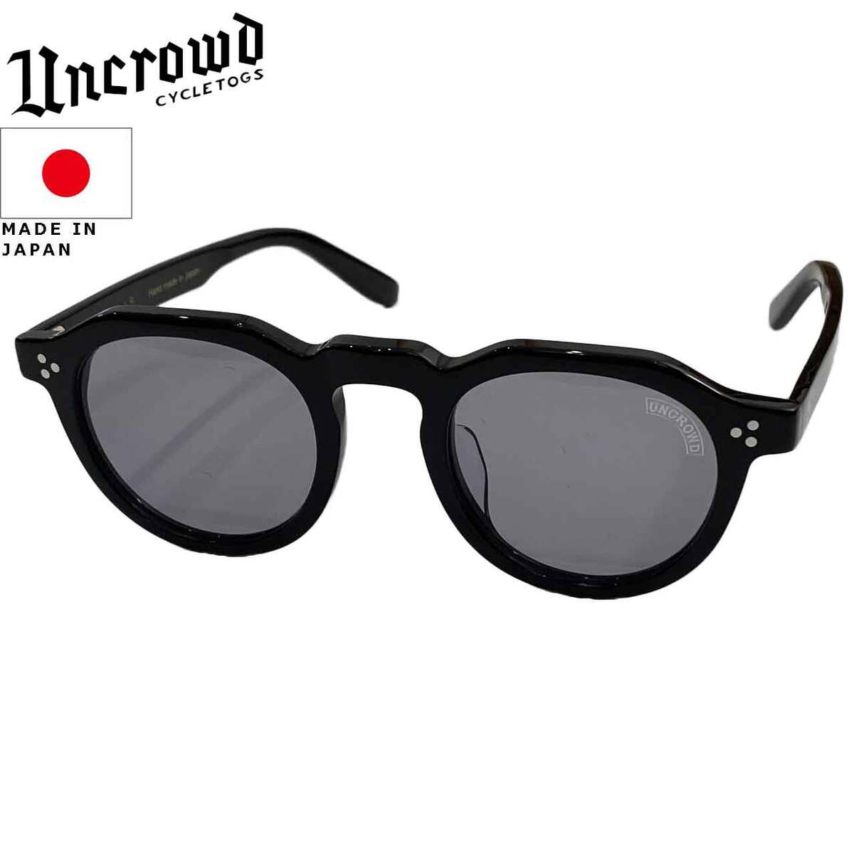 UNCROWD アンクラウド Model-DEBONAIR- モデル-デボネア- シェード サングラス BLACK-SMOKE ブラック-スモーク UC-042