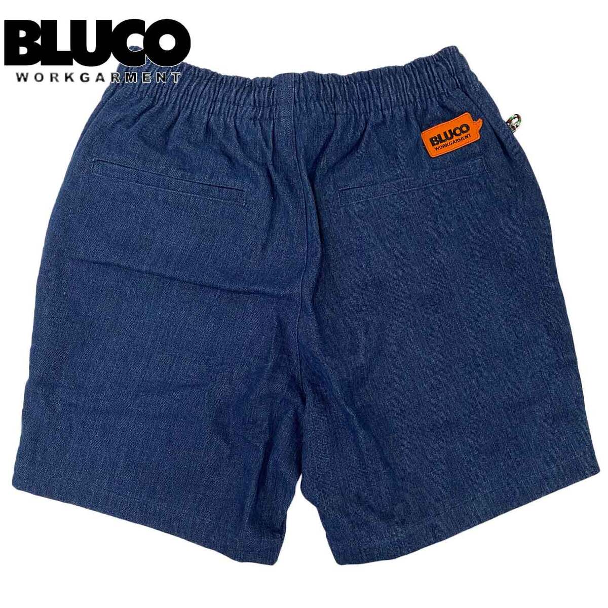 BLUCO ブルコ CHEF SHORTS -Denim- シェフショーツ -デニム- 1020 NAVY ネイビー 2