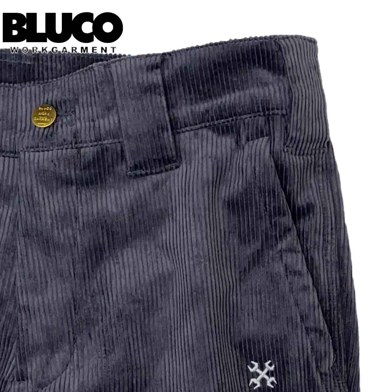 BLUCO ブルコ WARM WORK PANTS -Corduroy- ウォーム ワークパンツ -コーデュロイ- 1035 GRAY グレー