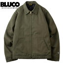 BLUCO ブルコ WORK JACKET ワークジャケット 0312 OLIVE オリーブ