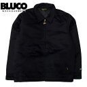 BLUCO ブルコ WORK JACKET ワークジャケット 0312 BLACK ブラック