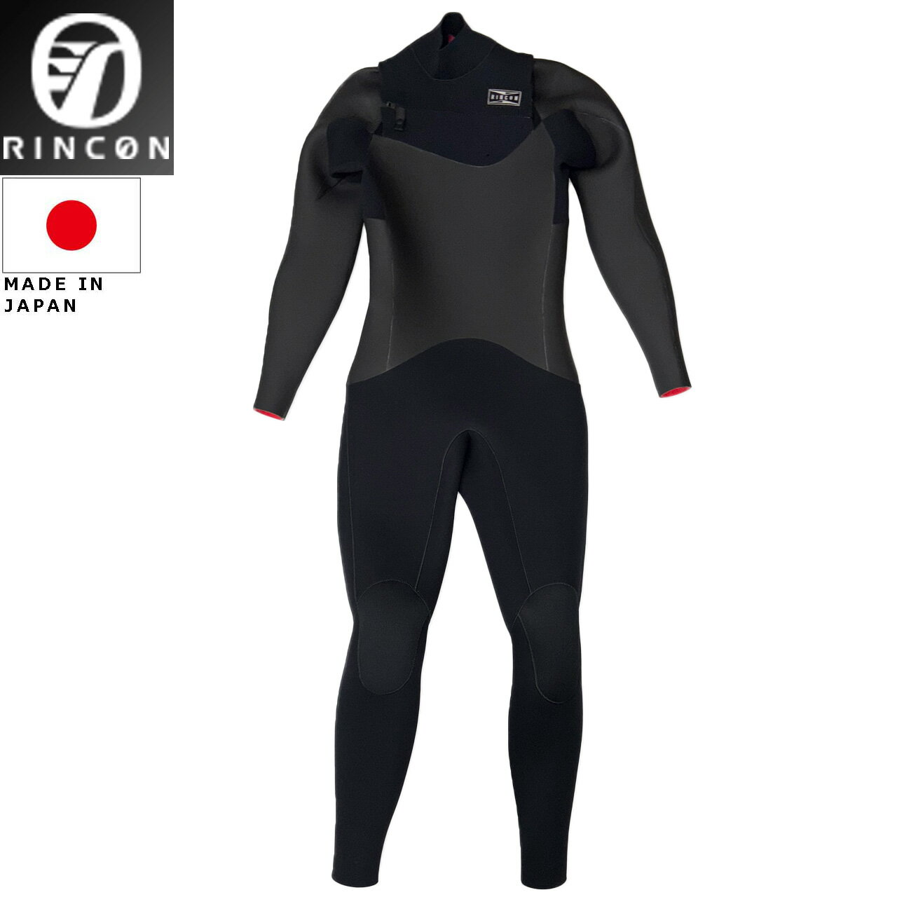 RINCON リンコン CZ 冬用ウェットスーツ チェストジップ 5×3 セミドライ CZ