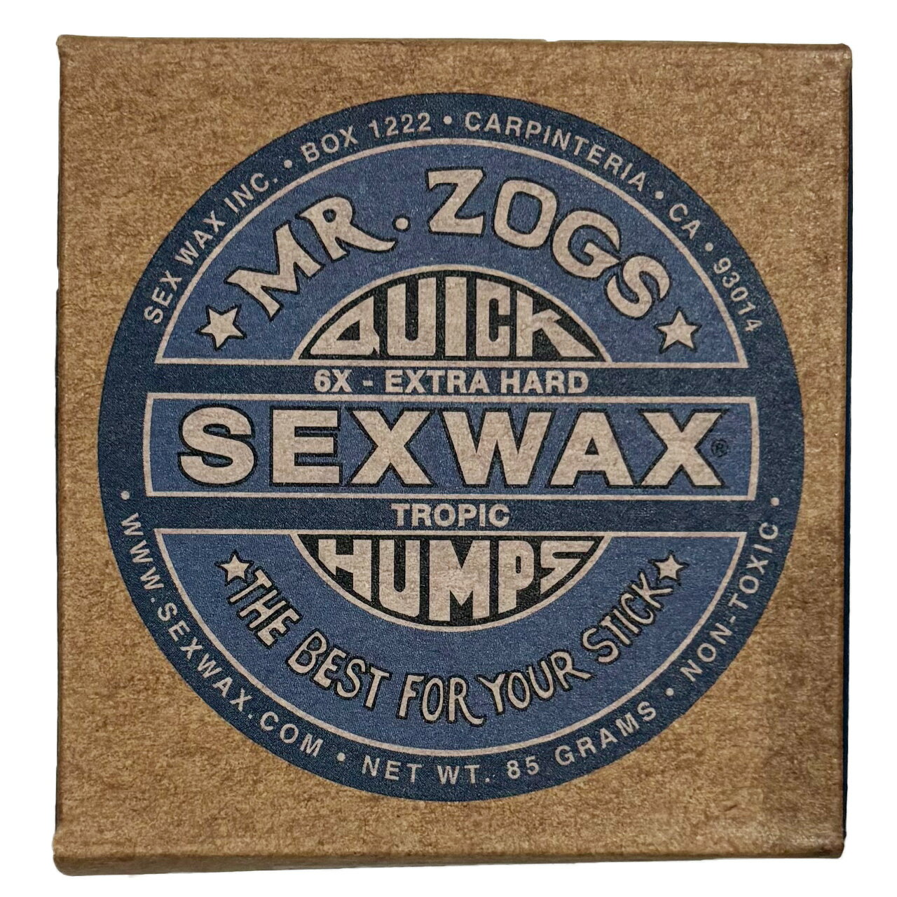 SEXWAX SURF WAX QUICK HUMPS TROPIC BLUE サーフワックス 3個セット 6x