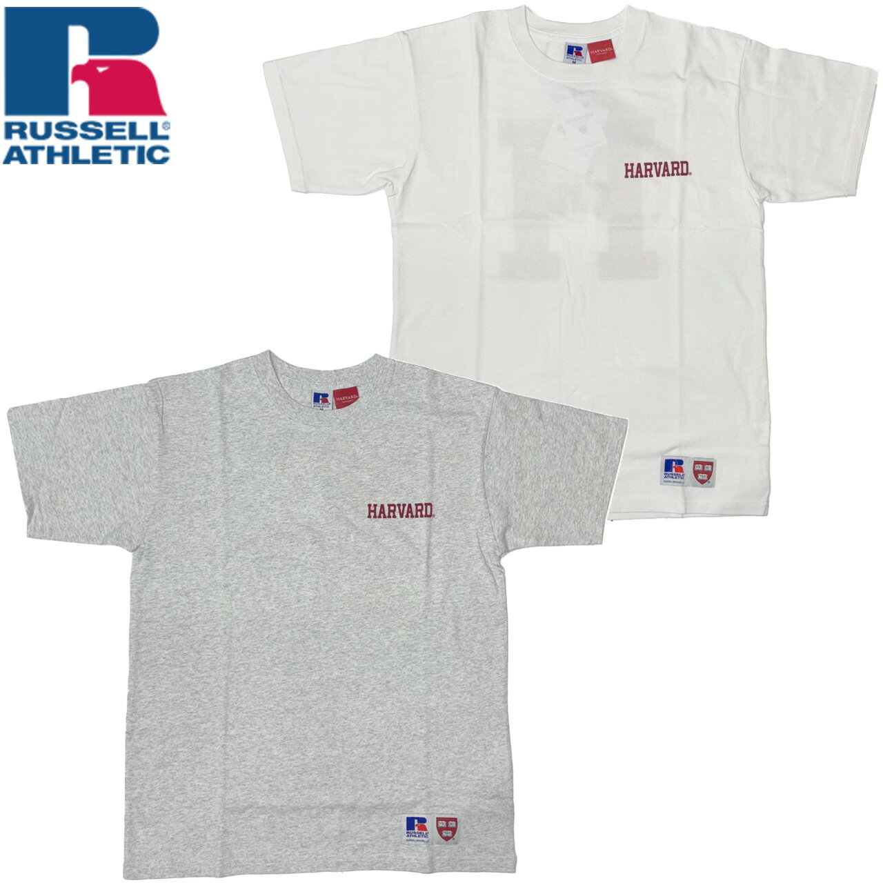 Rakuten - RUSSELL ATHLETIC ラッセルアスレティック -Harvard University- BOOKSTORE Jersey S/S shirt ハーバード Tシャツ RC-25030-HD