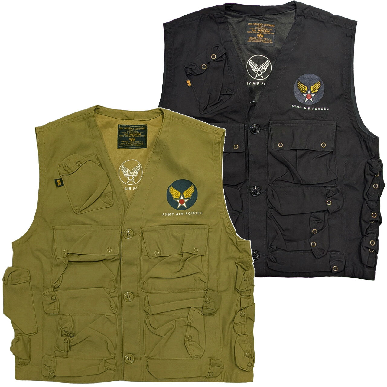 NNS使用 ALPHA VEST USA製 迷彩 ベスト Lサイズ kb25s003.jpg