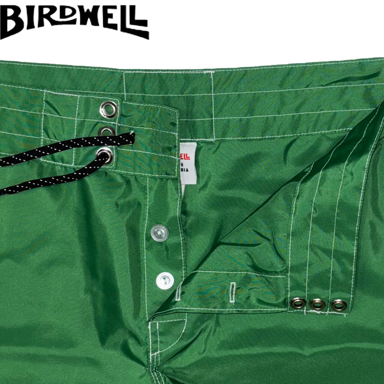 BIRD WELL バードウェル 300 Boardshorts Kelly Green ボードショーツ 海パン グリーン 300bskgrn