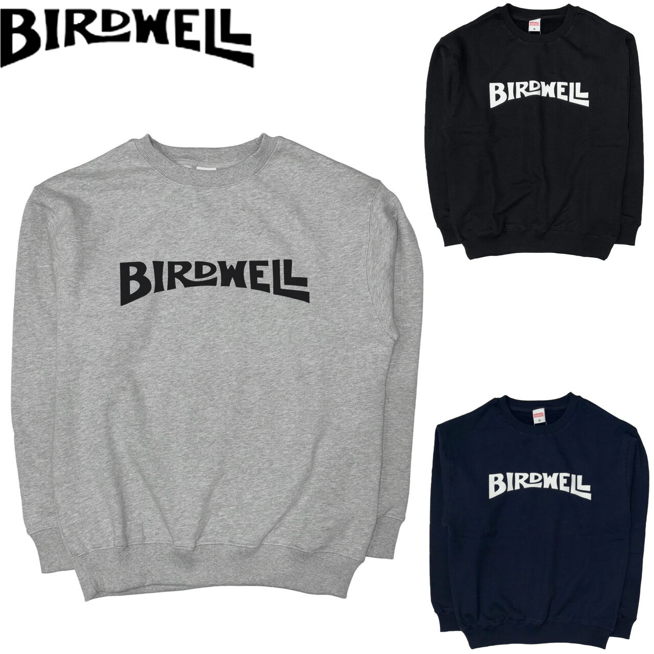 BIRD WELL バードウェル WORDMARK SWEATSHIRT スウェット トレーナー BW-SW-225-JP(4)