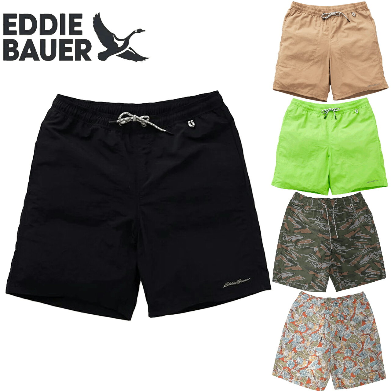 樂天商城 - Eddie Bauer エディー バウアー TIDAL SHORTS タイダル ショートパンツ 短パン e111415