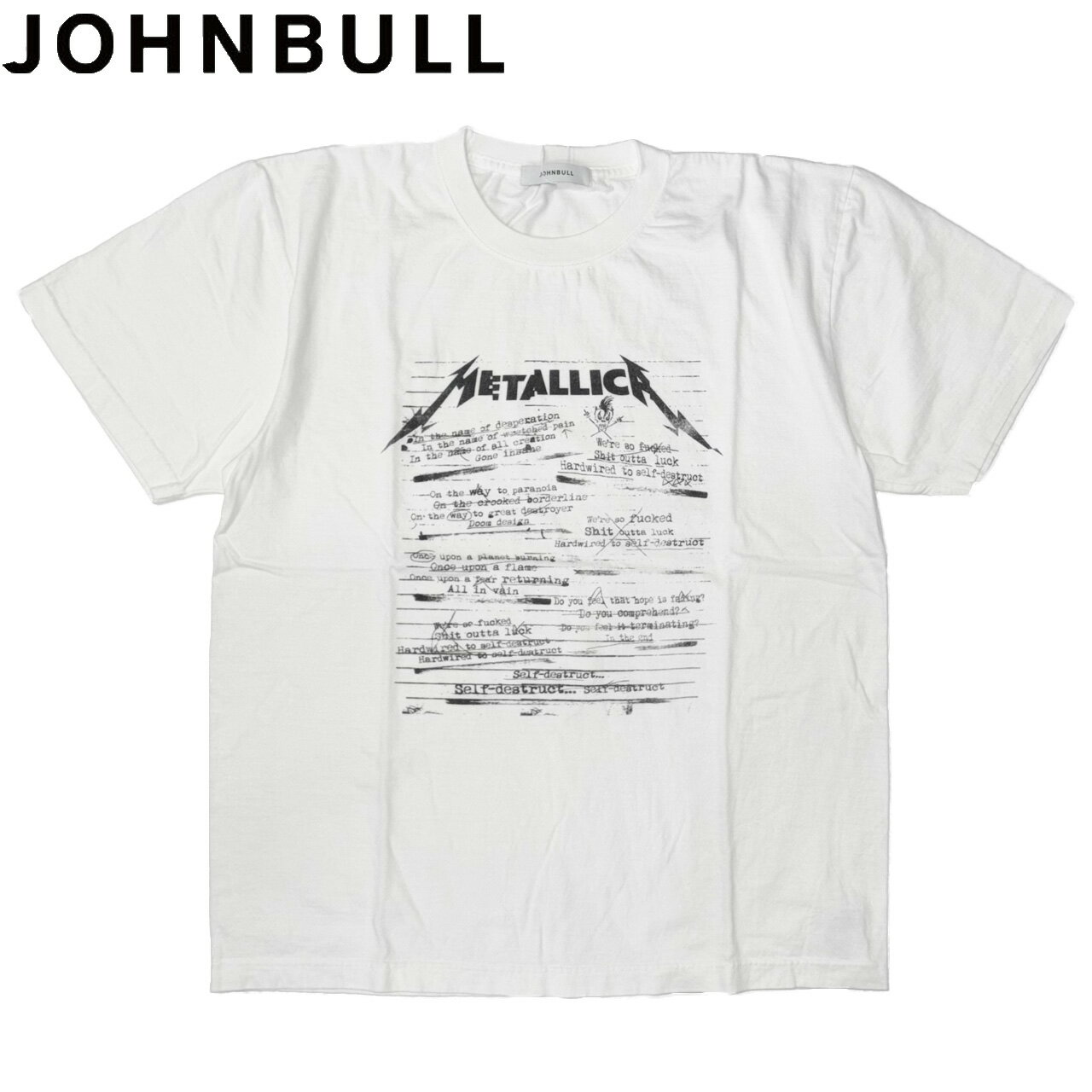 JOHNBULL ジョンブル METALLICA Tシャツ メタリカ（HARDWIRED） JT251C12