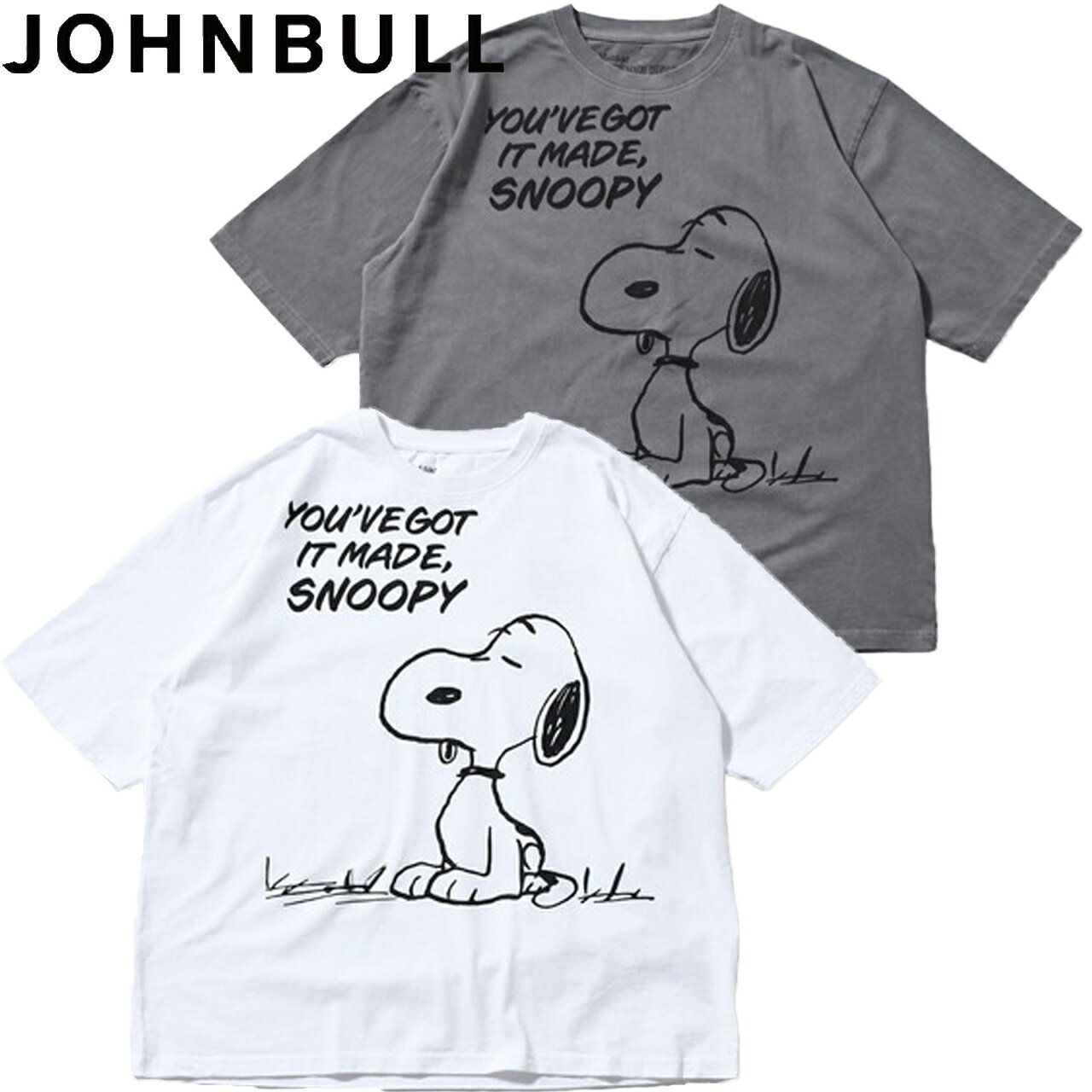 Rakuten - JOHNBULL ジョンブル PEANUTS SNOOPY Tシャツ JT261C01