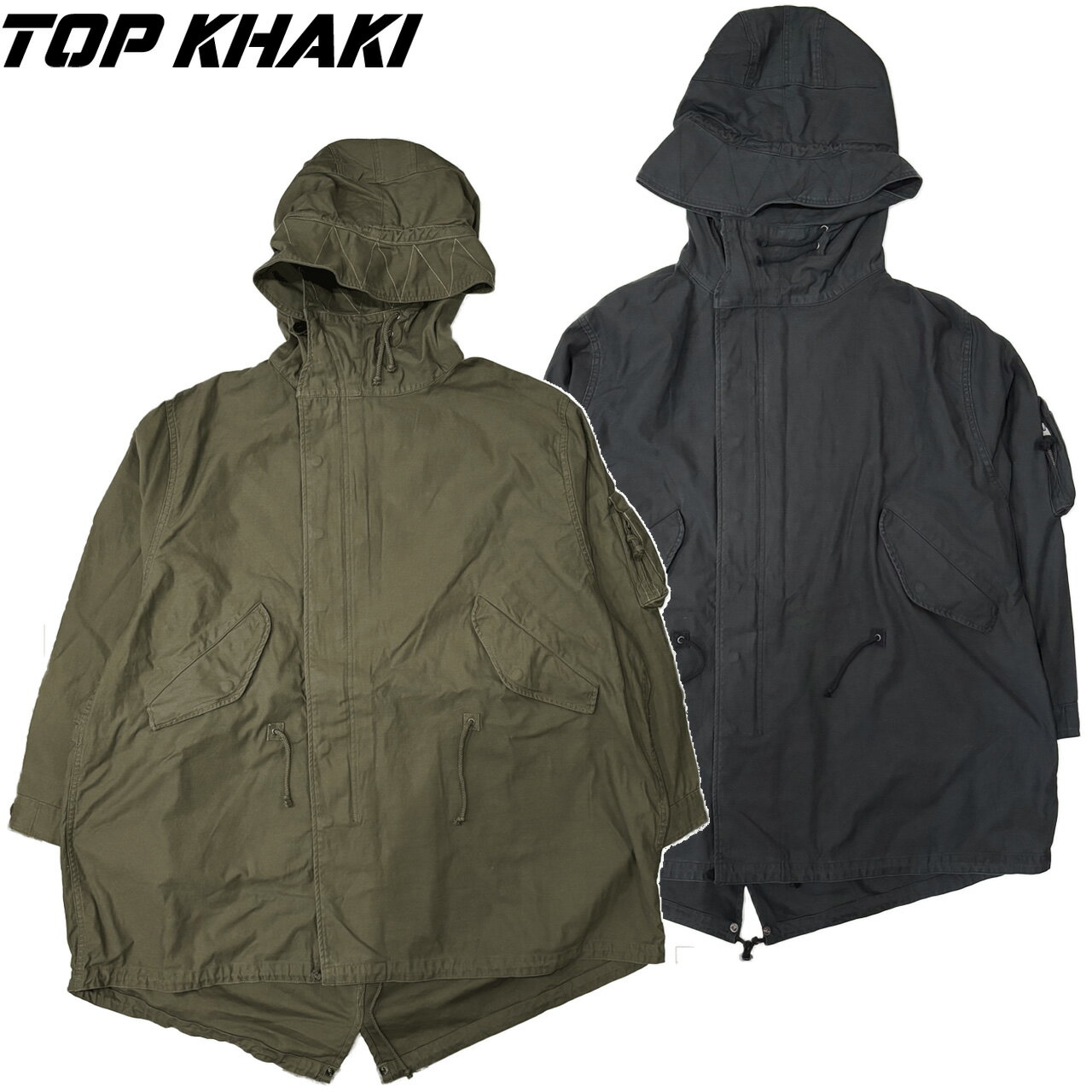 Military Jacket - TOP KHAKI トップカーキ M-48フィッシュテールパーカー TK254L06