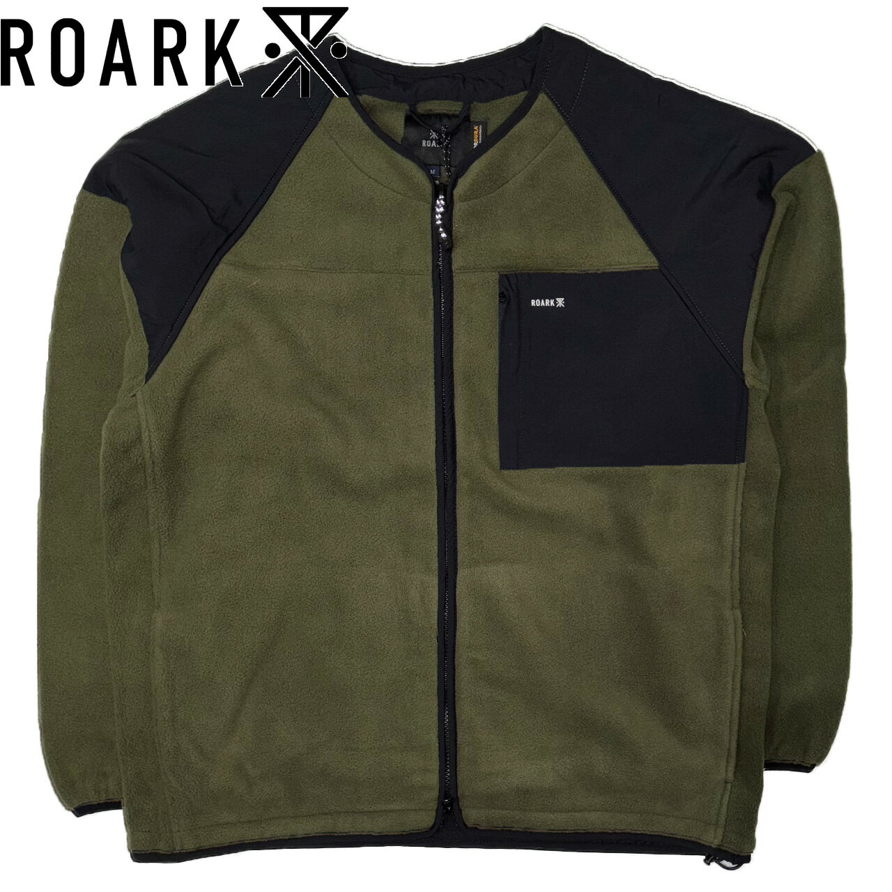 Rakuten - ROARK ロアーク GEN3 FLEECE N/C JACKET 2.0 フリース ARMY RJJ1161-ARM