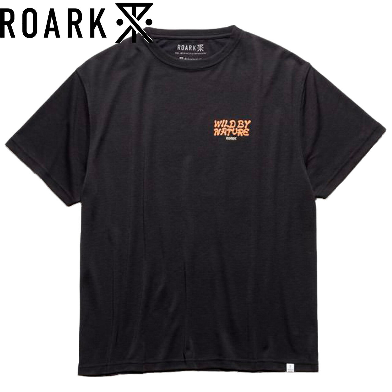 Rakuten - ROARK ロアーク “WILD BY NATURE” DriRelease TEE 半袖Tシャツ RTJDR1201-BLK