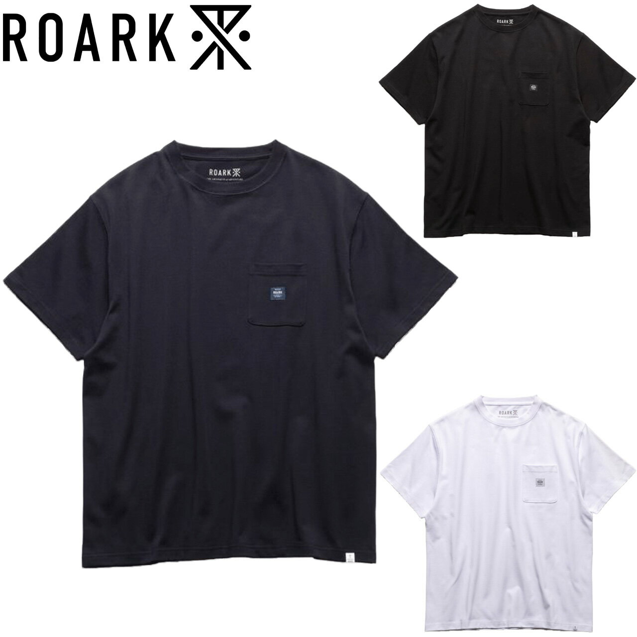 Rakuten - ROARK ロアーク “LABEL POCKET” 14oz H/W TEE ヘビーウェイト 半袖 Tシャツ RTJHW1200