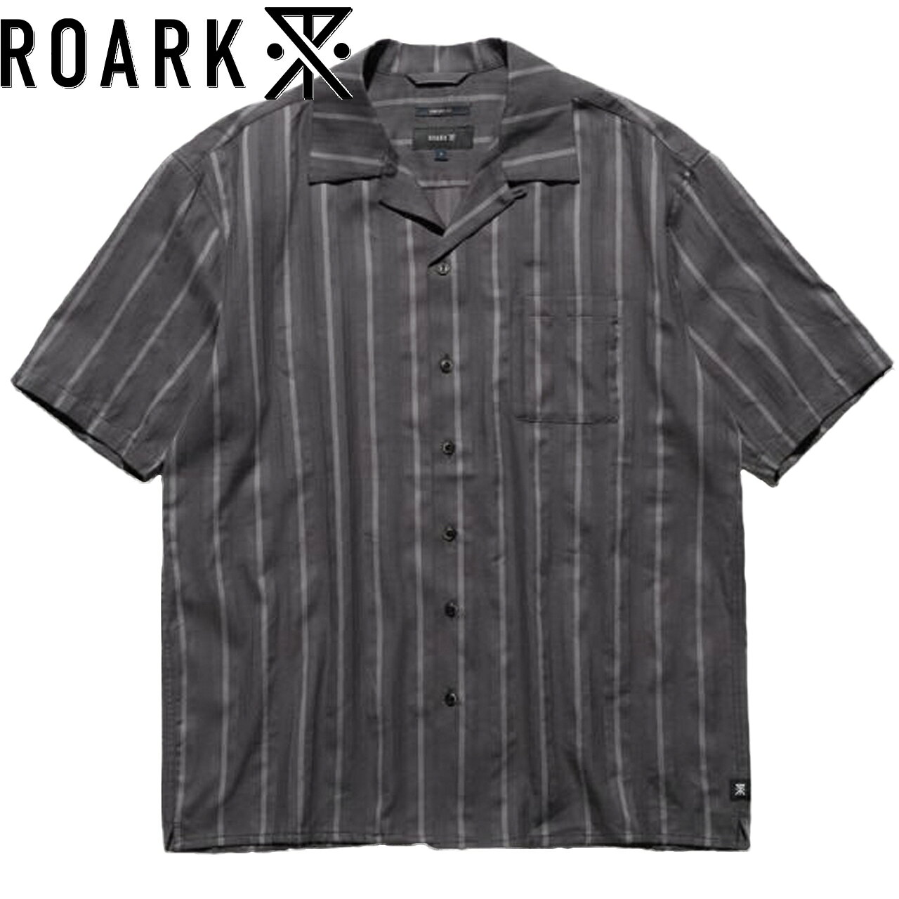 Rakuten - ROARK ロアーク S/S JACQUARD SHIRTS 半袖シャツ RWJ1220-BLK