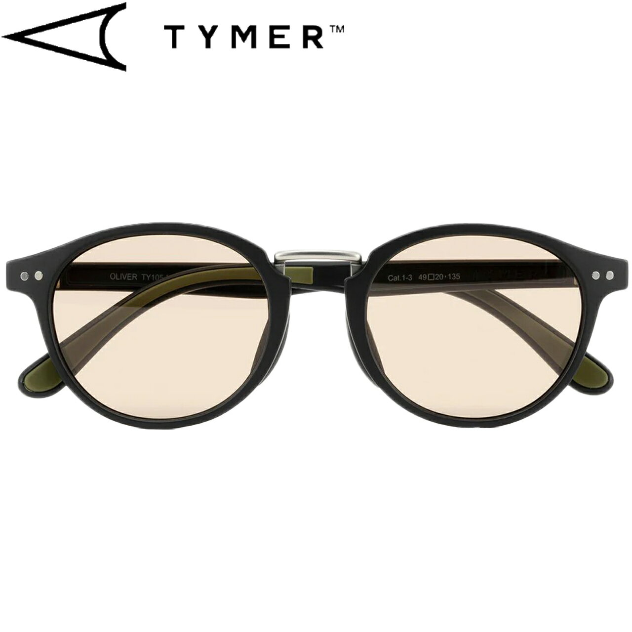 Rakuten - TYMER タイマー OLIVER オリバー サングラス マットブラックフレーム 調光ブラウンレンズ TY105-MBK-PBR