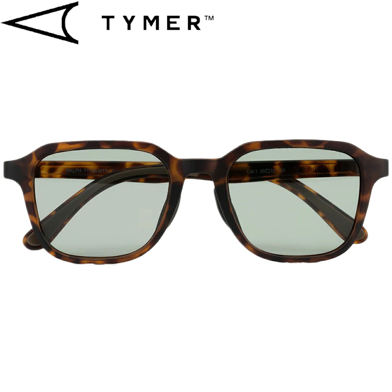 Rakuten - TYMER タイマー RALPH ラルフ サングラス Tortoiseフレーム ライトグリーンレンズ TY106-MTT-LGR