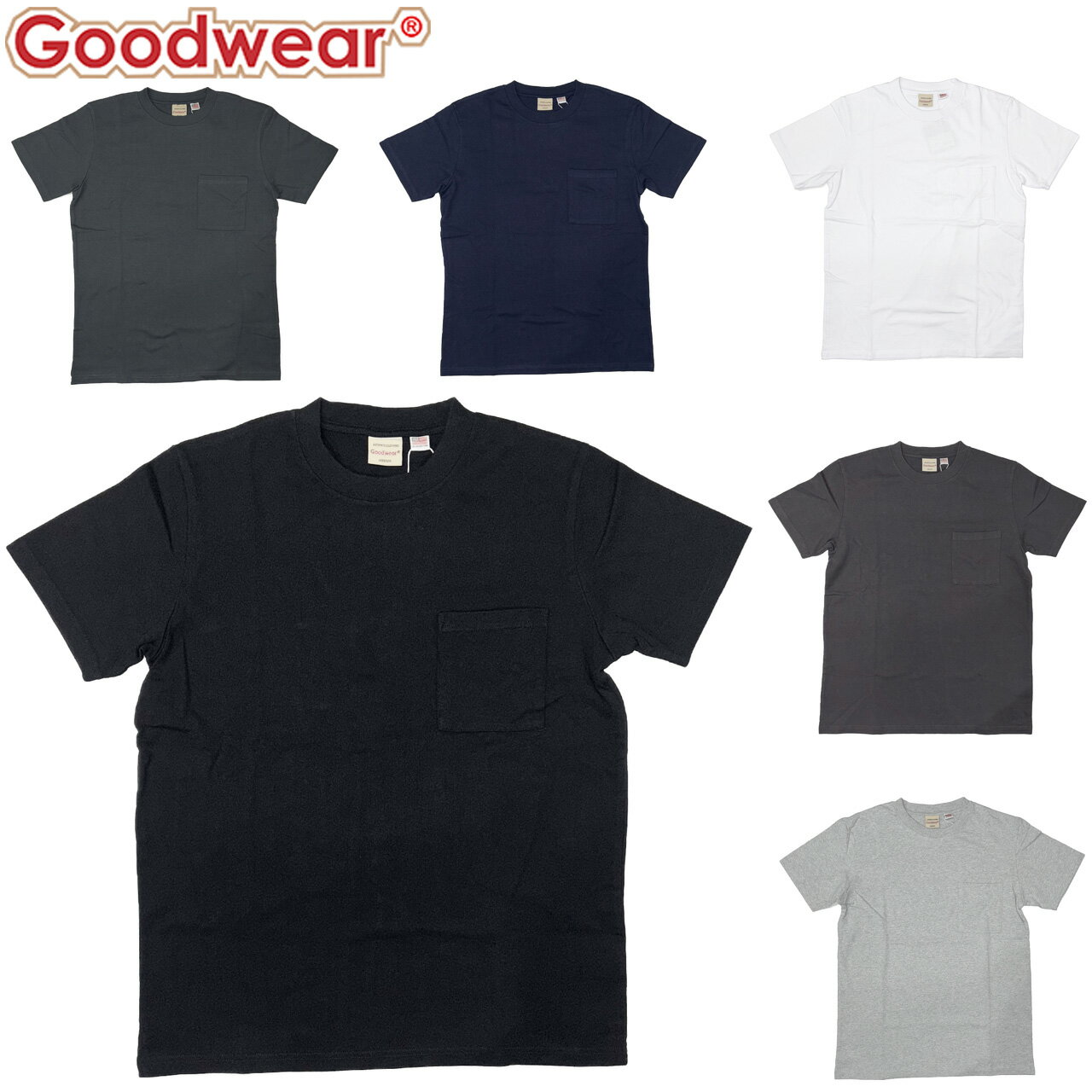 乐天商城 - Goodwear グッドウェア ポケット付き S/S TEE Tシャツ 半袖 2W7-2500