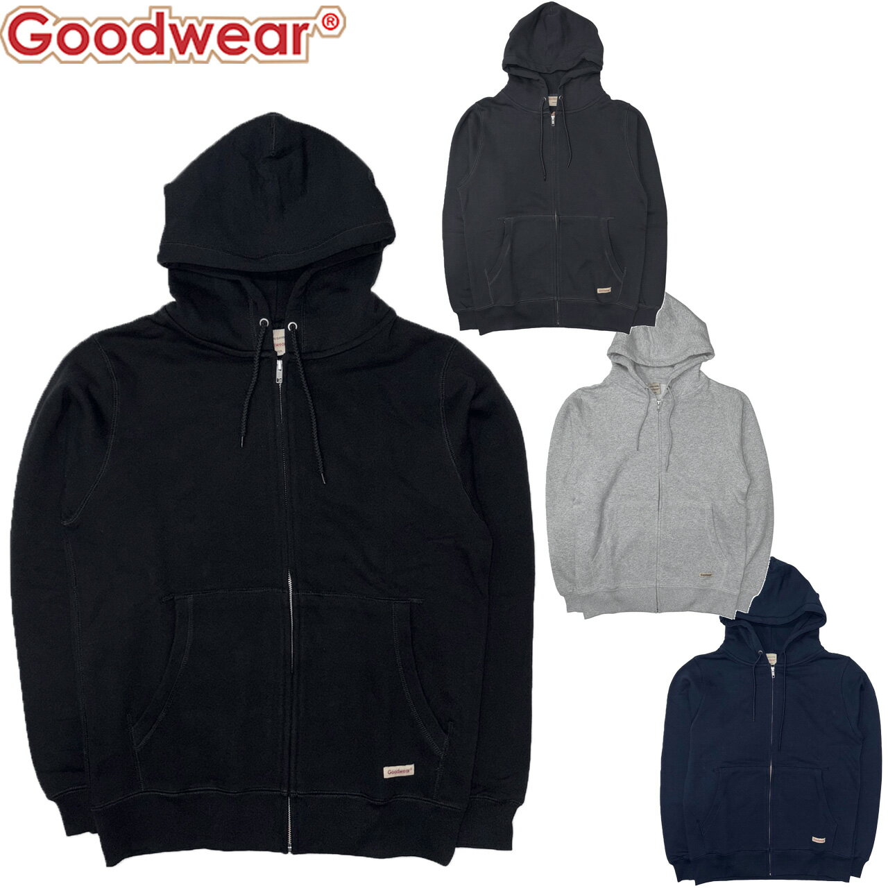 Rakuten - Goodwear グッドウェア レギュラー ZIPパーカー 2W7-65229