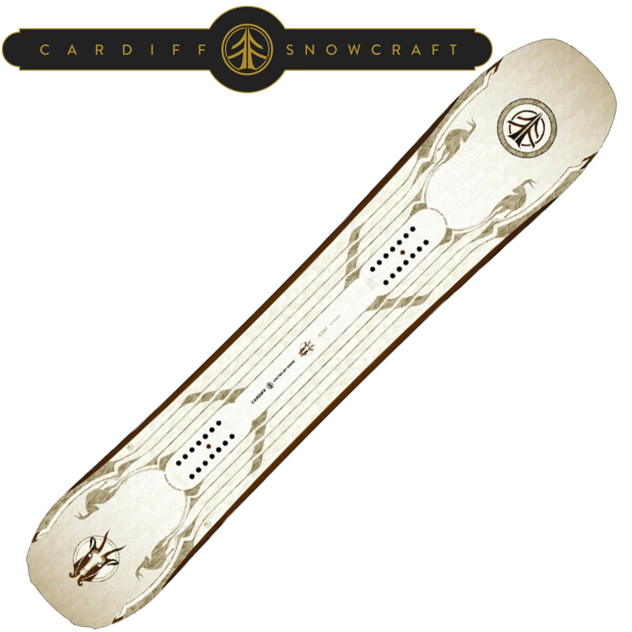 CARDIFF SNOWCRAFT J[fBt Xm[Ntg GOAT ENDURO SOLID BOARD \bh{[h GO-EN
