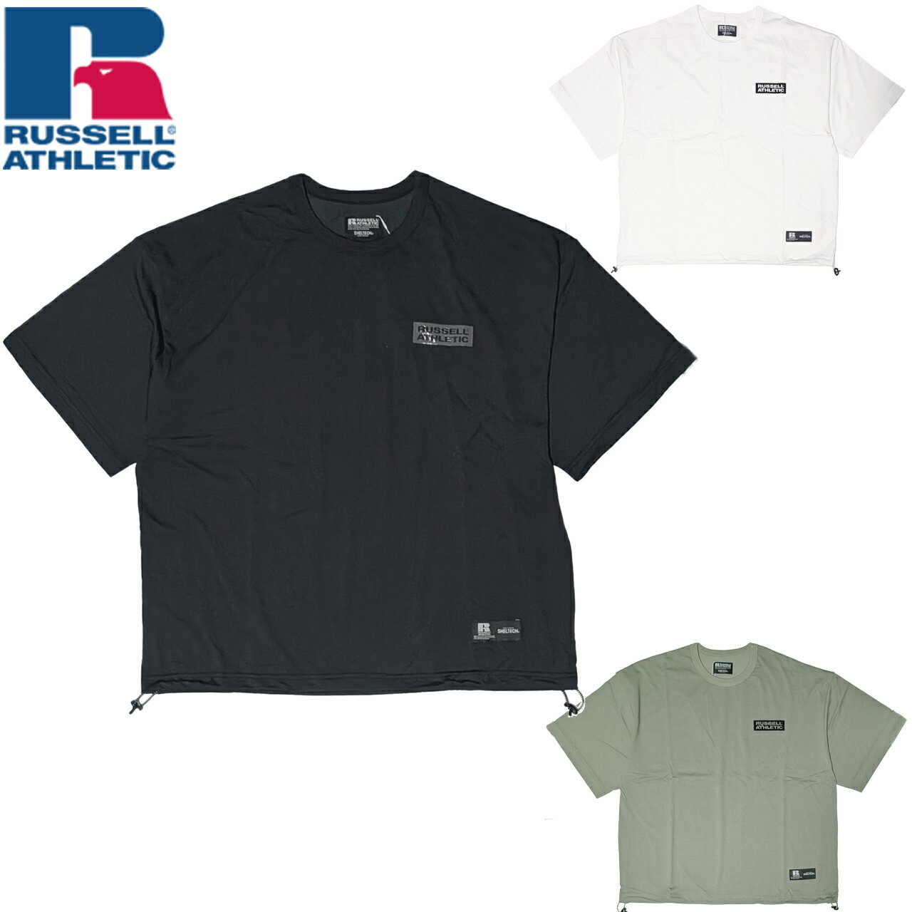 樂天商城 - RUSSELL ATHLETIC ラッセルアスレティック SHELTECH® Cotton/Nylon Jersey Print T Tシャツ 111261-025