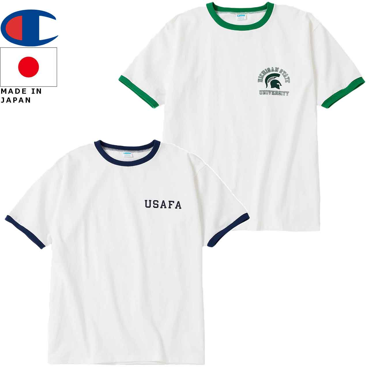 樂天商城 - Champion チャンピオン PLEBE ショートスリーブリンガーTシャツ TRUE TO ARCHIVES C3-X336
