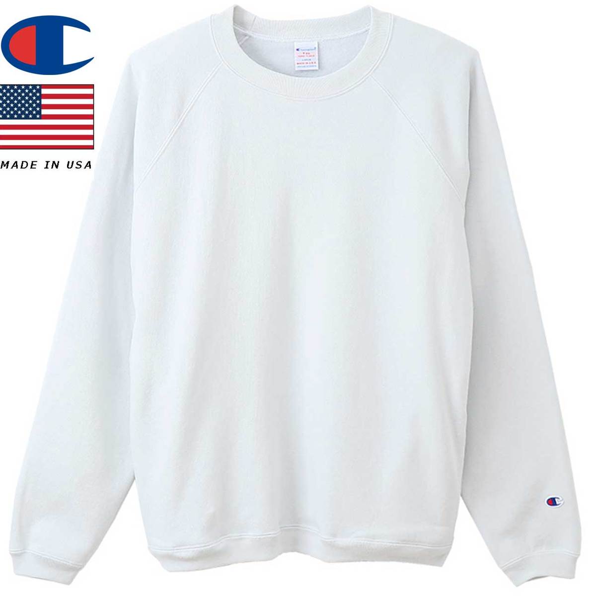 Rakuten - Champion チャンピオン フーデッドスウェットシャツ MADE IN USA C5-T001 ライトグレー
