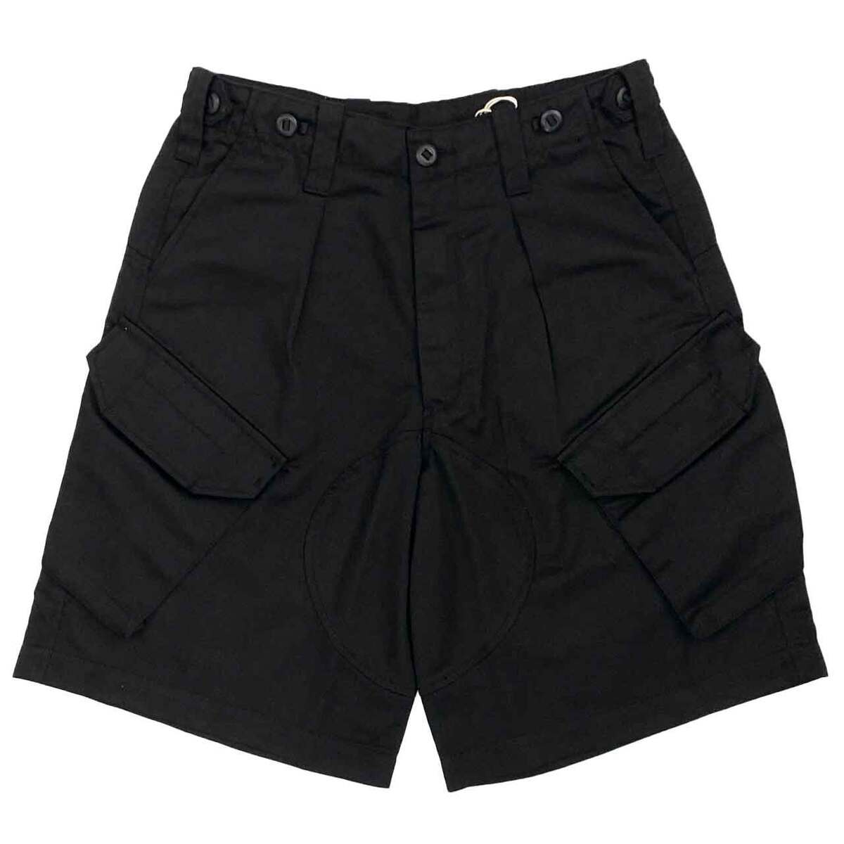 再現品 イギリス軍 ROYAL NAVY COMBAT カーゴショーツ スラントポケット WP105 WAIPER.inc BLACK