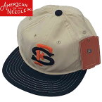 AMERICAN NEEDLE アメリカンニードル Pacific Coast League パシフィックコーストリーグ ベースボールキャップ ivory-black