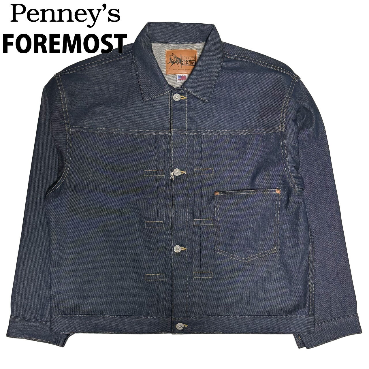 Rakuten - PENNEY’S FOREMOST ぺニーズフォアモスト BWW2 T-BACK JACKET デニムジャケット PF26S001
