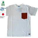 グッドオン×シェラデザインズ Tシャツ 64クロス Good On x SIERRA DESIGNS 60/40 POCKET TEE 1509 White/Rust