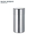 青芳製作所 ステンレスお茶缶 つや消し 220g 510144
