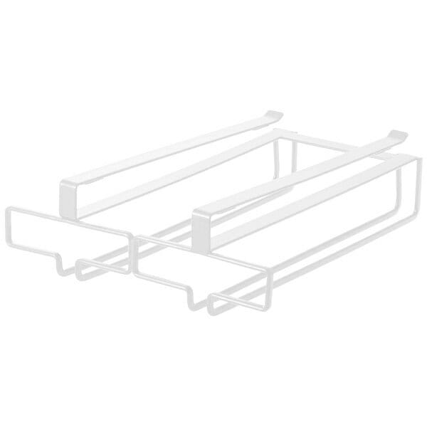 山崎実業　YAMAZAKI　tower　戸棚下ワイングラスハンガー　タワー　ダブル