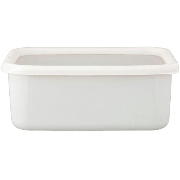 富士ホーロー　コンテ　深型角容器LL　KE-DLL・LW　リリーホワイト