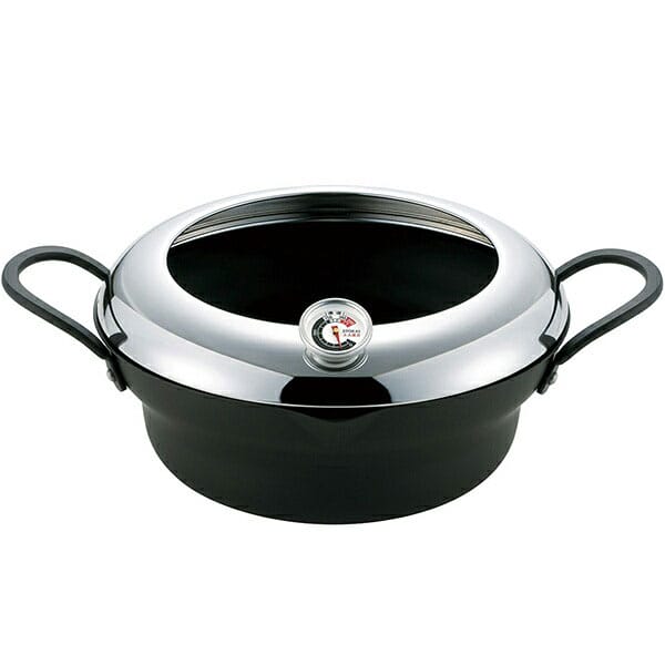 タマハシ　ネオアネシス　温度計付天ぷら鍋24cm　NA-TW24W